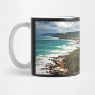 Coastline west of Lorne Mug